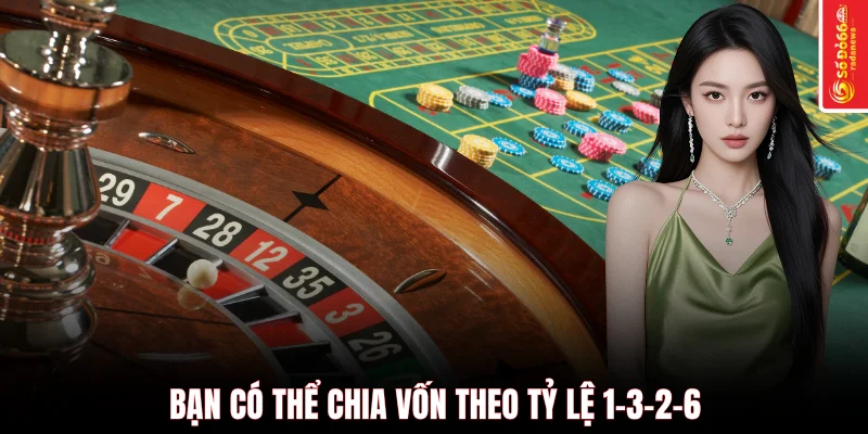 Bạn có thể chia vốn theo tỷ lệ 1-3-2-6