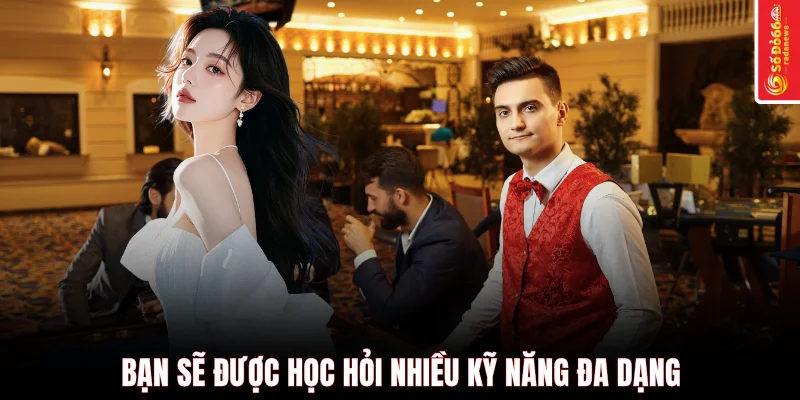 Bạn sẽ được học hỏi nhiều kỹ năng đa dạng