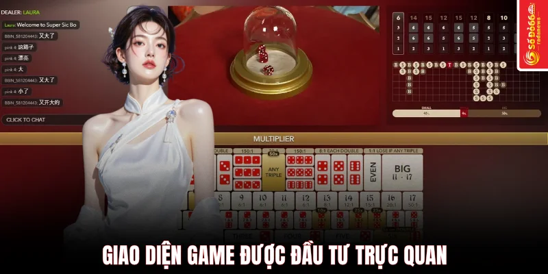 Giao diện game được đầu tư trực quan