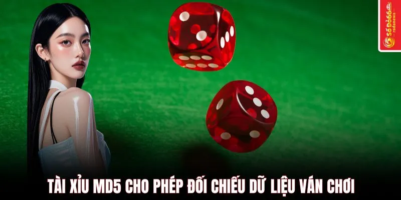 Tài xỉu MD5 cho phép đối chiếu dữ liệu ván chơi